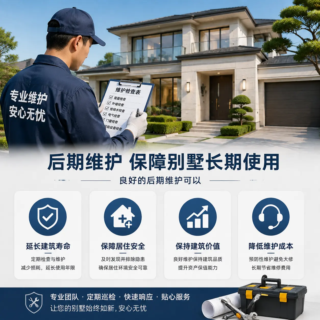别墅建造公司推荐： 贵定 施工质量的关键要素