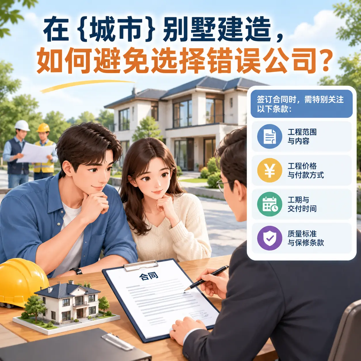 在 贵定 别墅建造，如何避免选择错误公司？