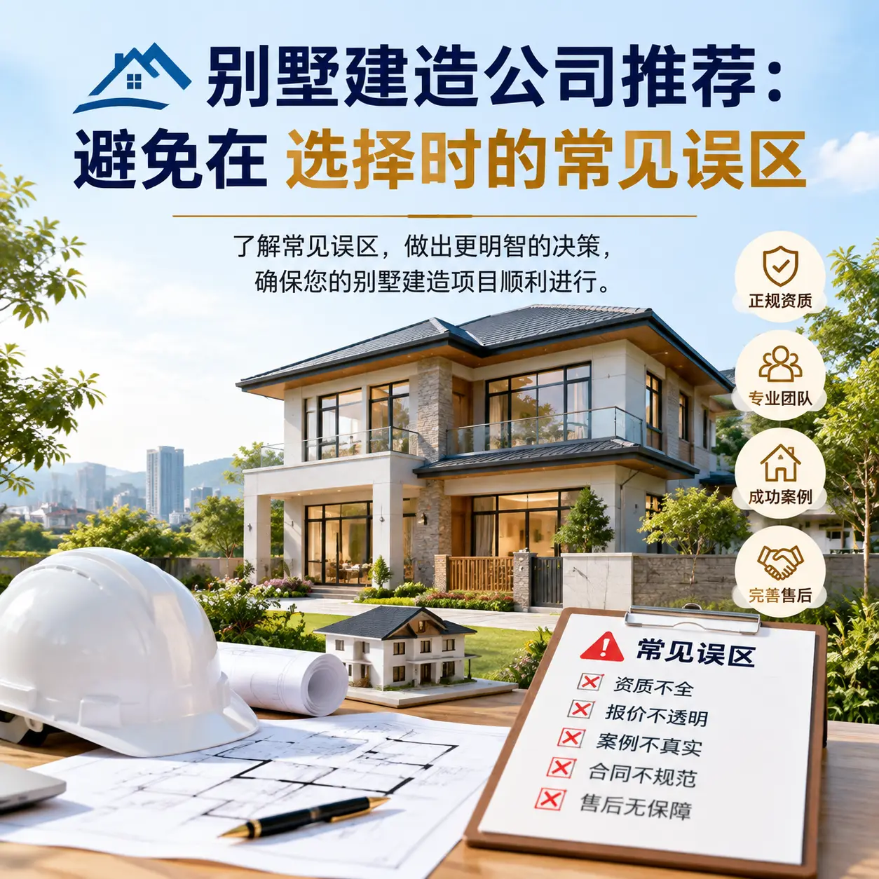 别墅建造公司推荐：避免在 贵定 选择时的常见误区