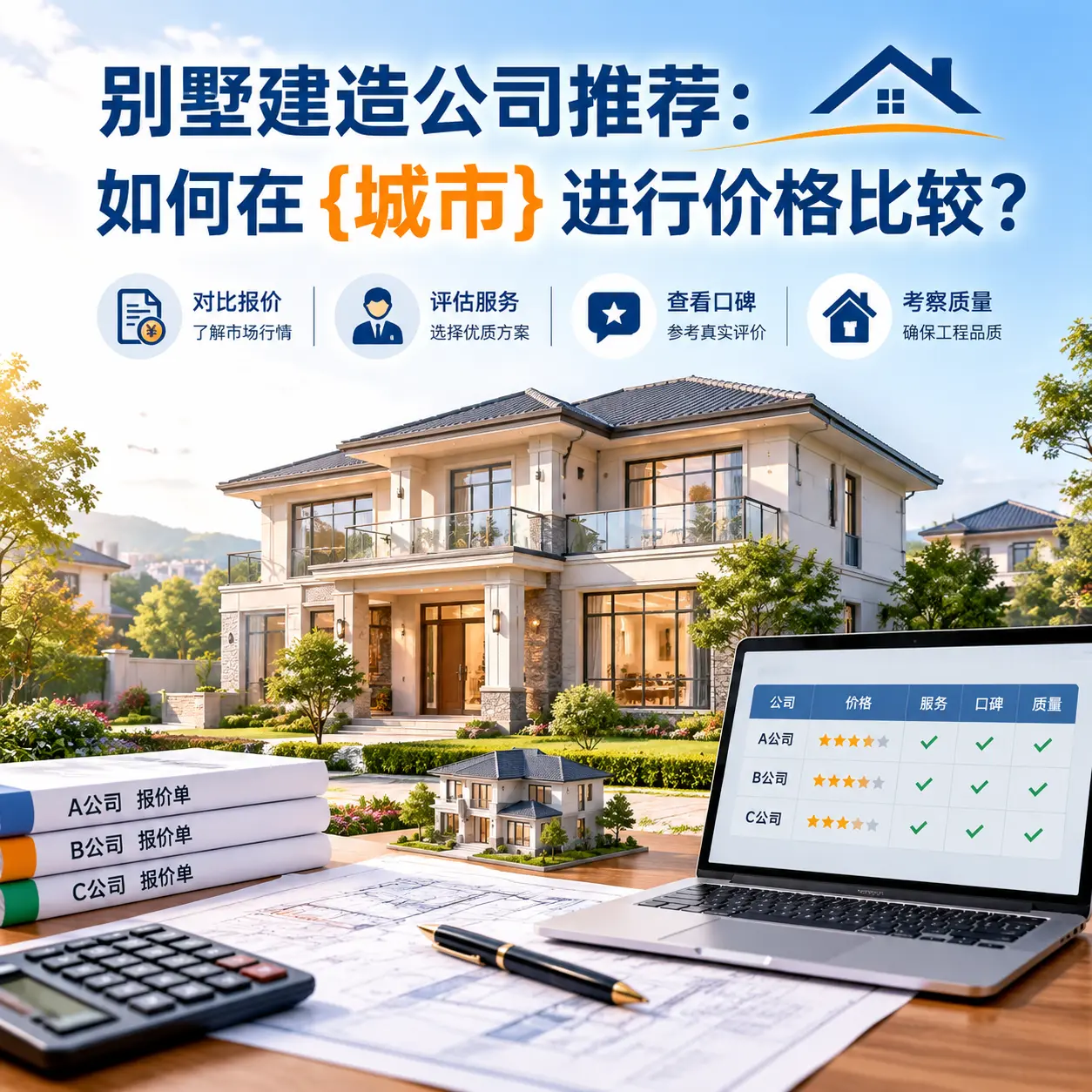别墅建造公司推荐：如何在 贵定 进行价格比较？