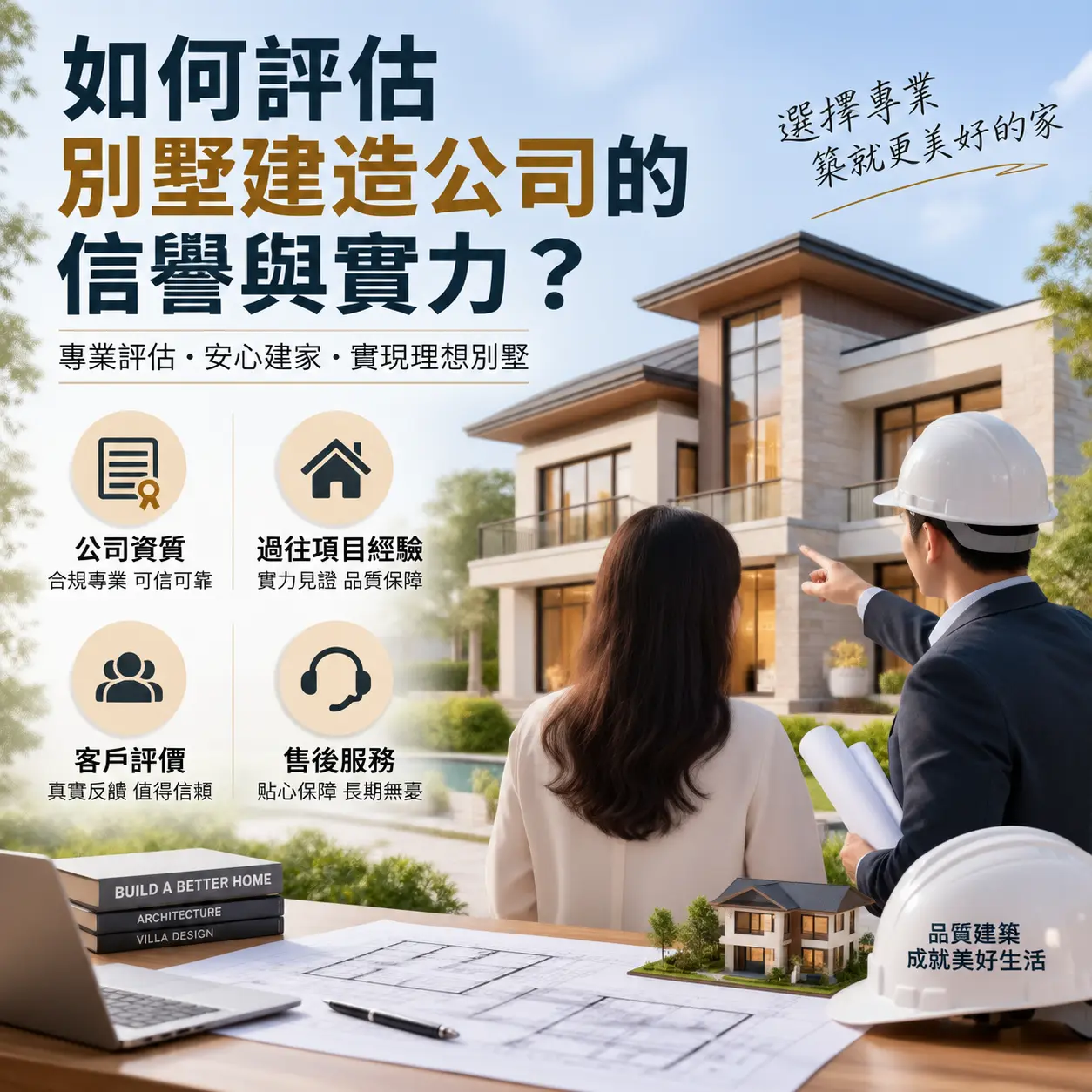 如何评估 贵定 别墅建造公司的信誉与实力？