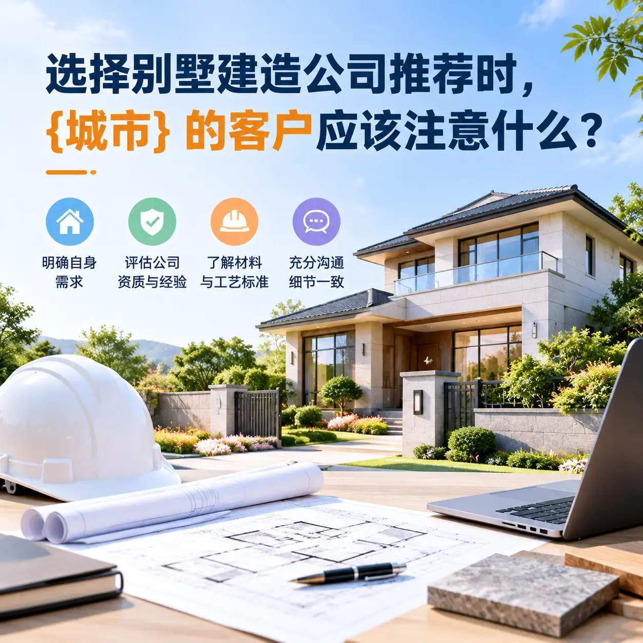 选择别墅建造公司推荐时，贵定 的客户应该注意什么？