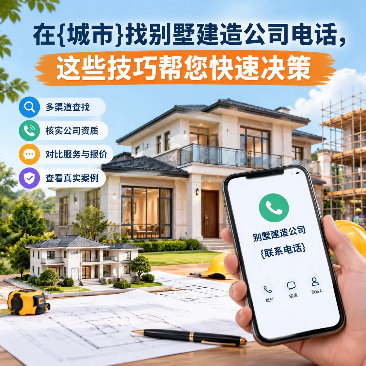 在贵定找别墅建造公司电话,这些技巧帮您快速决策