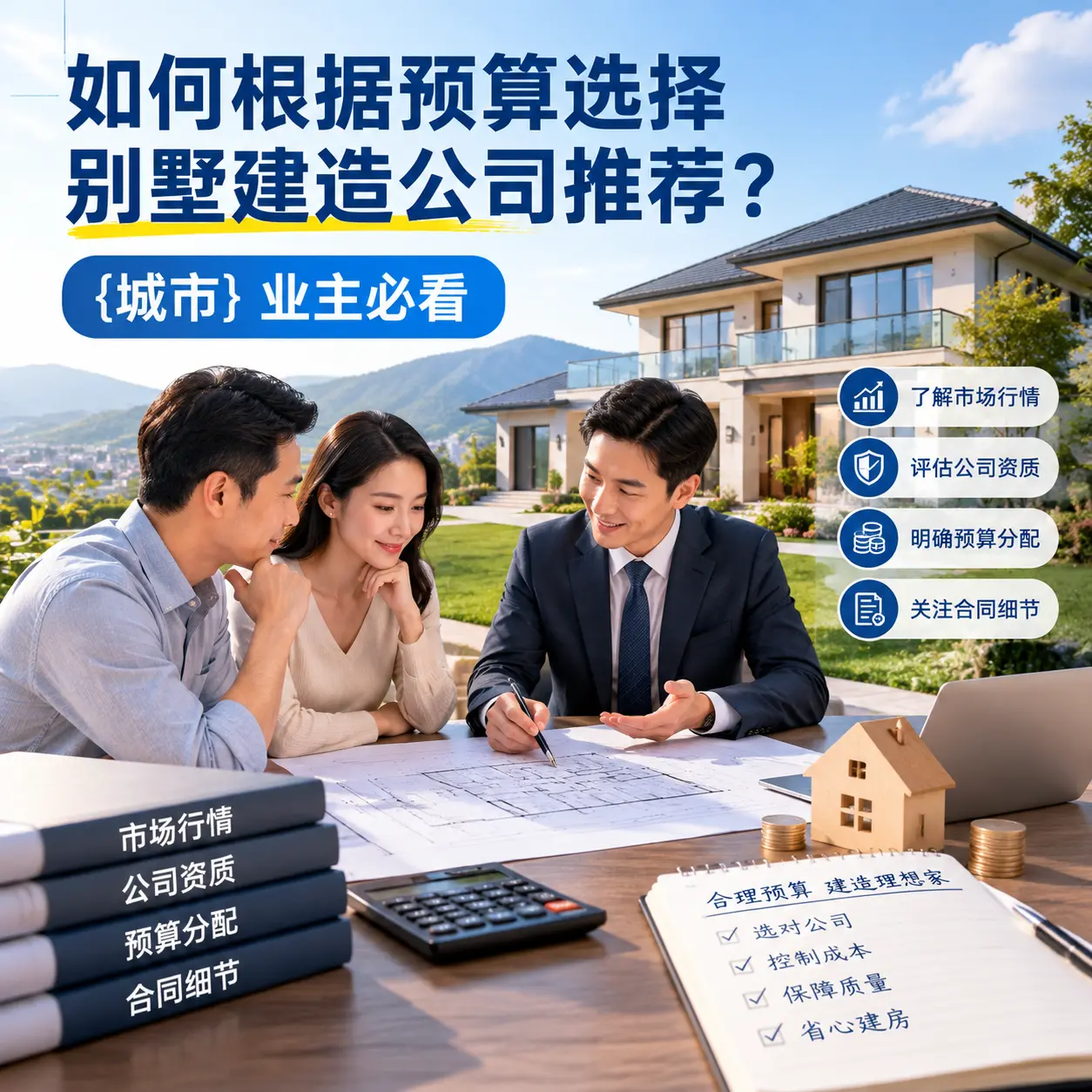 如何根据预算选择别墅建造公司推荐？ 贵定 业主必看