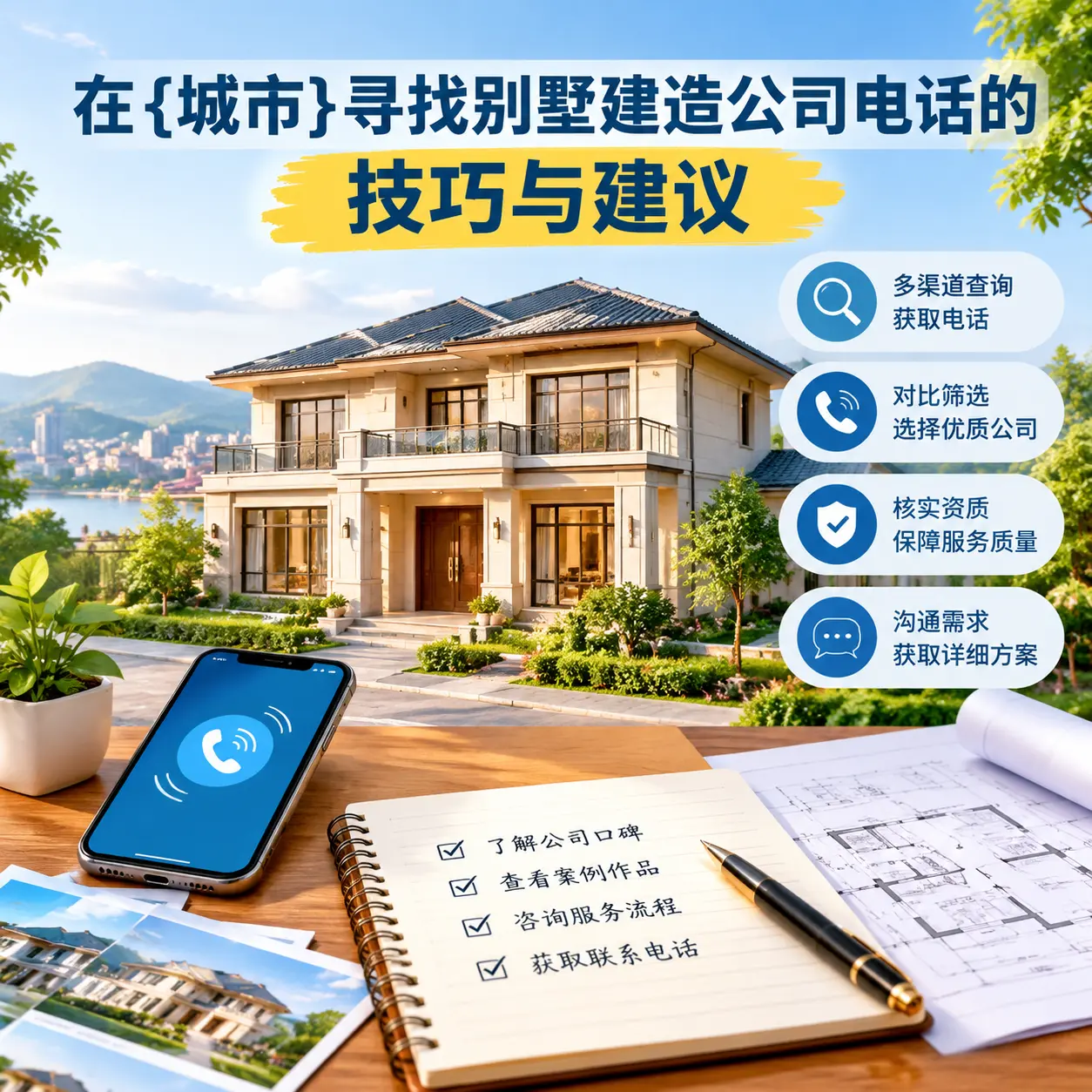 在贵定寻找别墅建造公司电话的技巧与建议