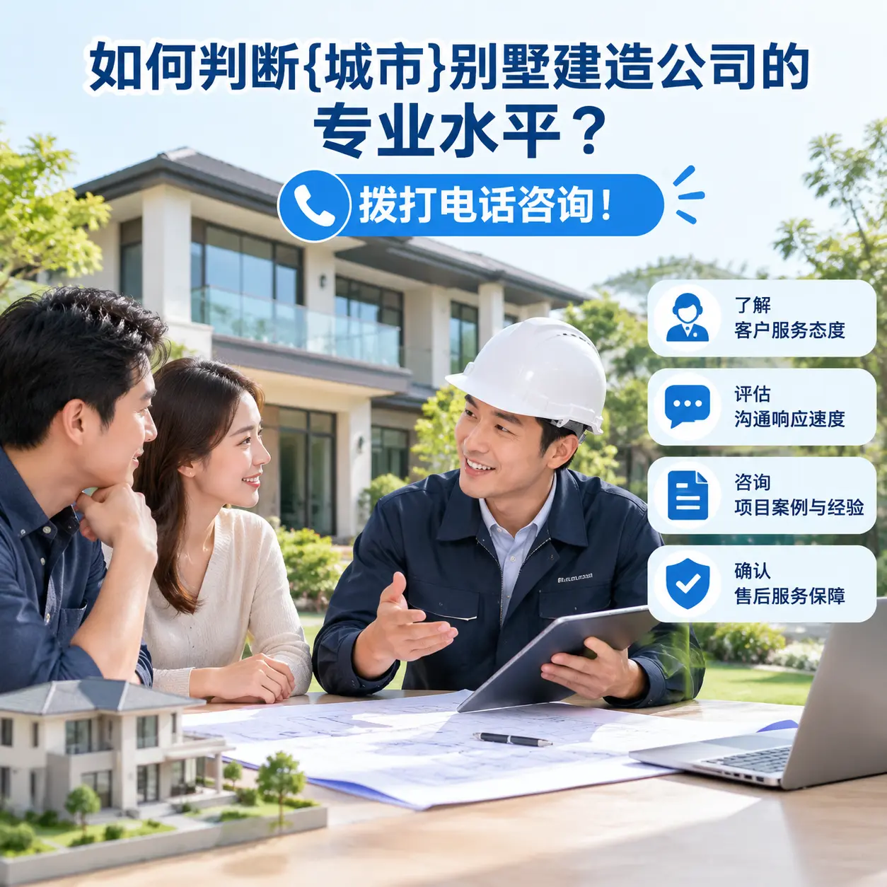 如何判断贵定别墅建造公司的专业水平？拨打电话咨询！